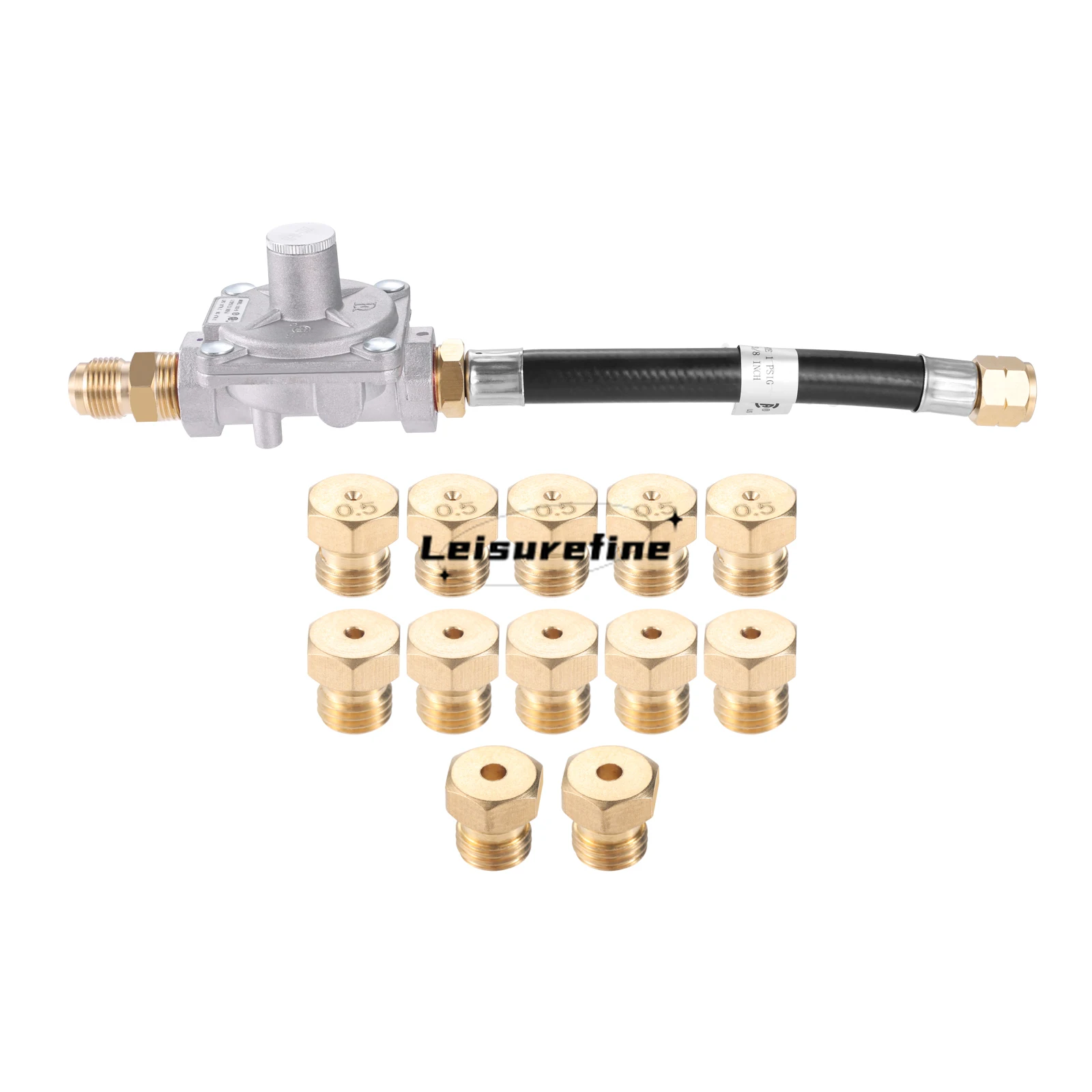 Erdgas/Propan grill Umwandlung Austausch Druckregler Ventil öffnungs düse 0,5-2mm für Weber Genesis/Genesis ii
