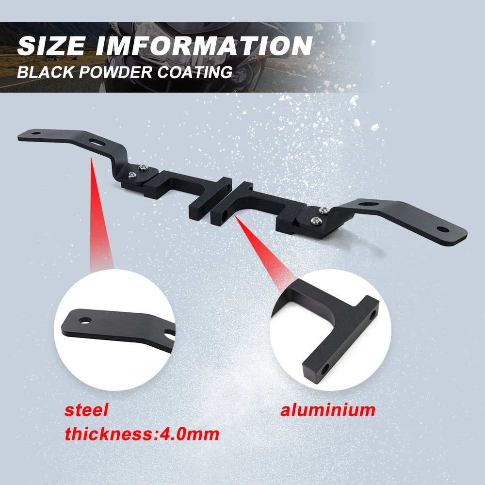 Auxiliary Light Bracket Additional Lights Fit For BMW R1200RT 2014-2018 R 1250RT 2019-2023 2024 Bracket Driving LED Light Mount