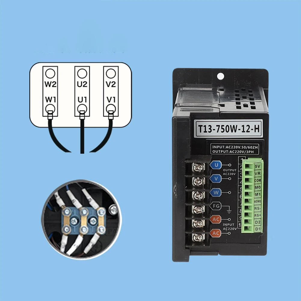 

1 шт., 750 Вт, преобразователь частоты VFD, инверторный привод AC220V, 1-фазный вход, 3-фазный выход для электрооборудования