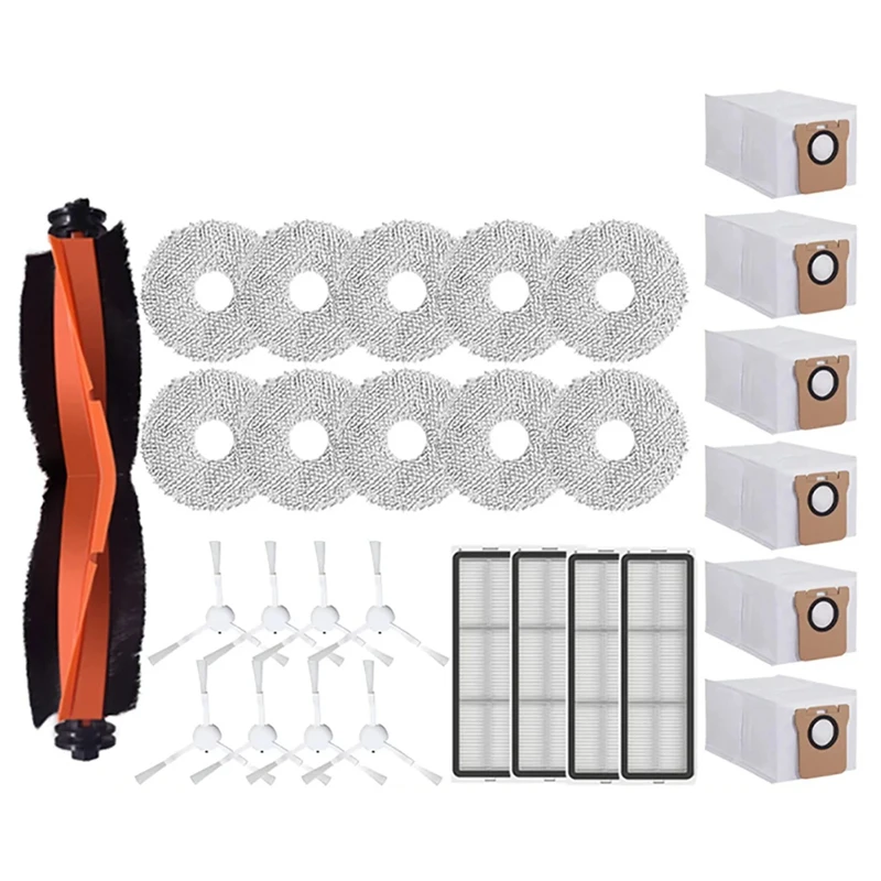 Voor Xiaomi X20 +/X20plus Robot Stofzuiger Accessoires Roller Borstel Zijborstel Filter Mop Pads Stofzakken reserveonderdelen