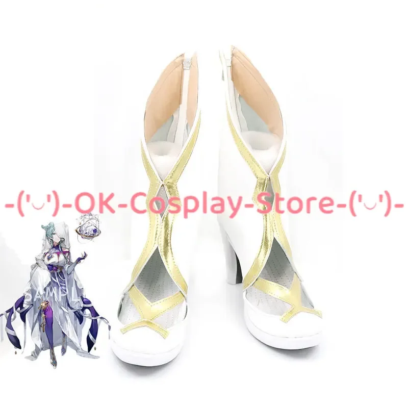 Elira Pandora Cosplay Shoes Vtuber Cosplay Props PU Leather Shoes Halloween Carnival BootsCustom Made