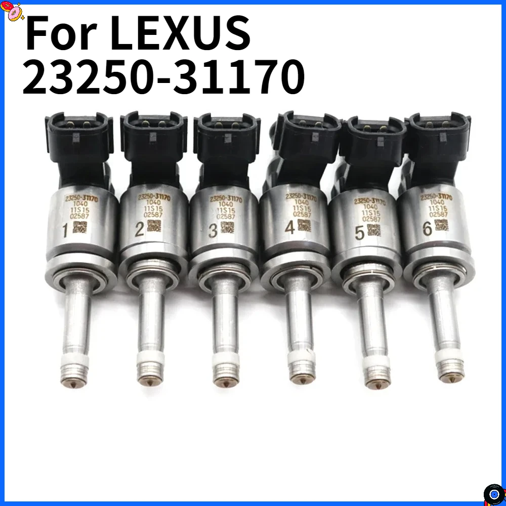 

Форсунка топливной форсунки GDI 23250-31170 для Lexus ES350 GS350 IS350 LC500H LS500H RC300 RC350 RX350 RX450H 3,5L V6 2016-2019