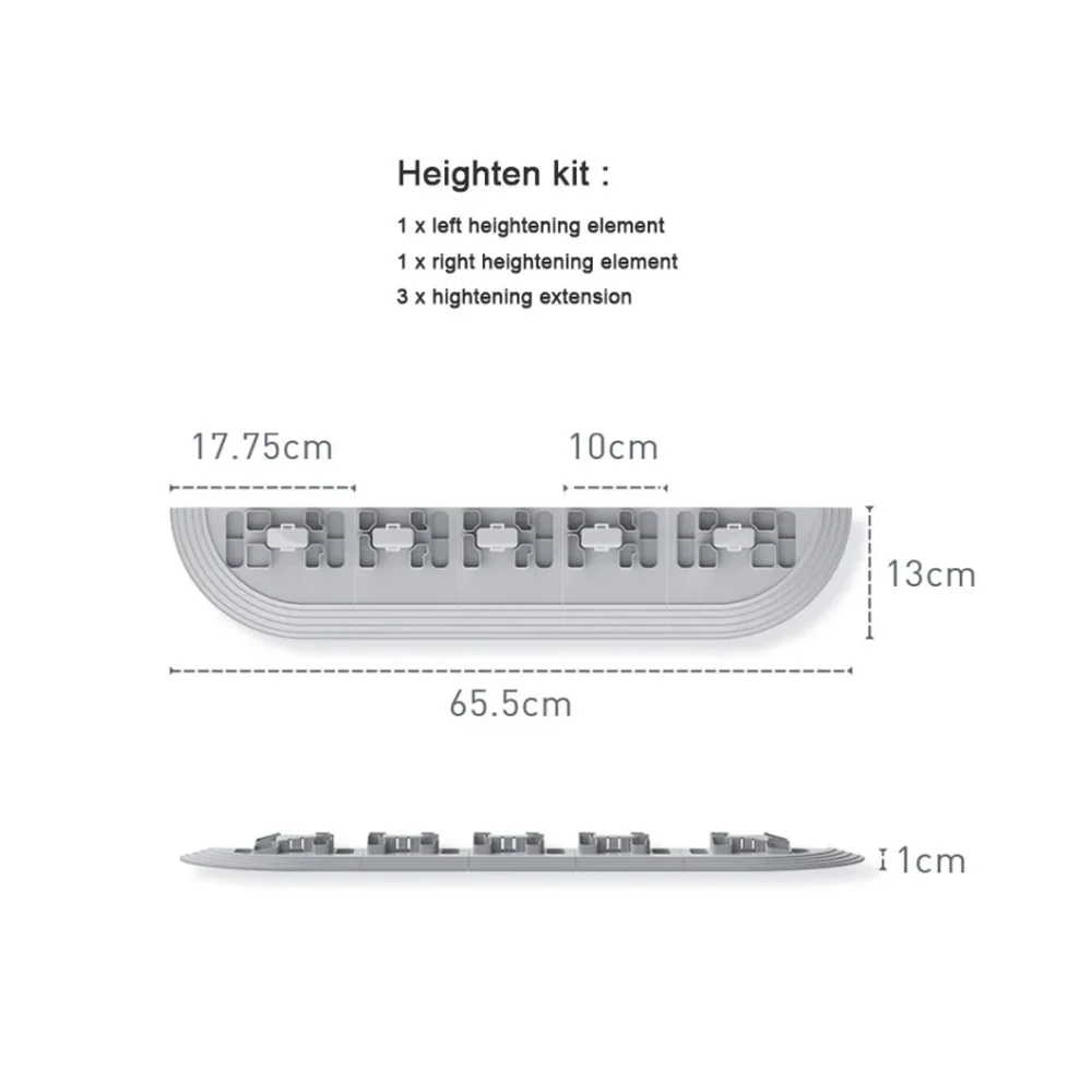 Original Roborock S8 Ramp Doorway Crossing Helper for Roborock S7 Q7 Q8 Q Revo S6 S5max  All Series Robot Vacuum Cleaner Parts