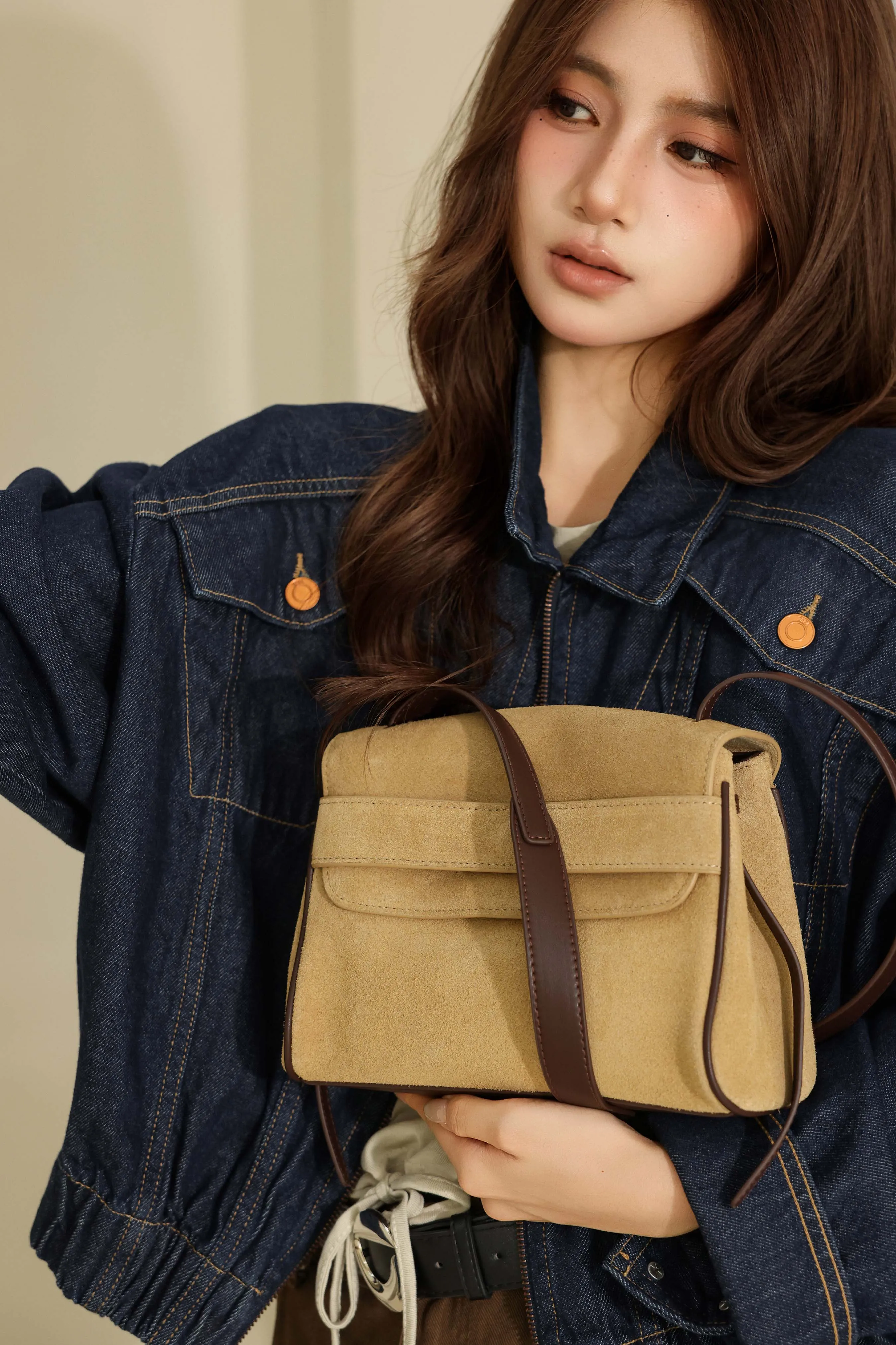 2026 New Vegetable-Tanned Casual Messenger Hobo Bag, Large-Capacity Commute Tote Bag for Women, Underarm & Crossbody Handbag
