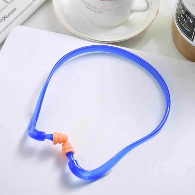 Затычки для ушей с креплением на голову, шумоподавление, удобные ушные вкладыши, многоразовые, слуховые, проводные