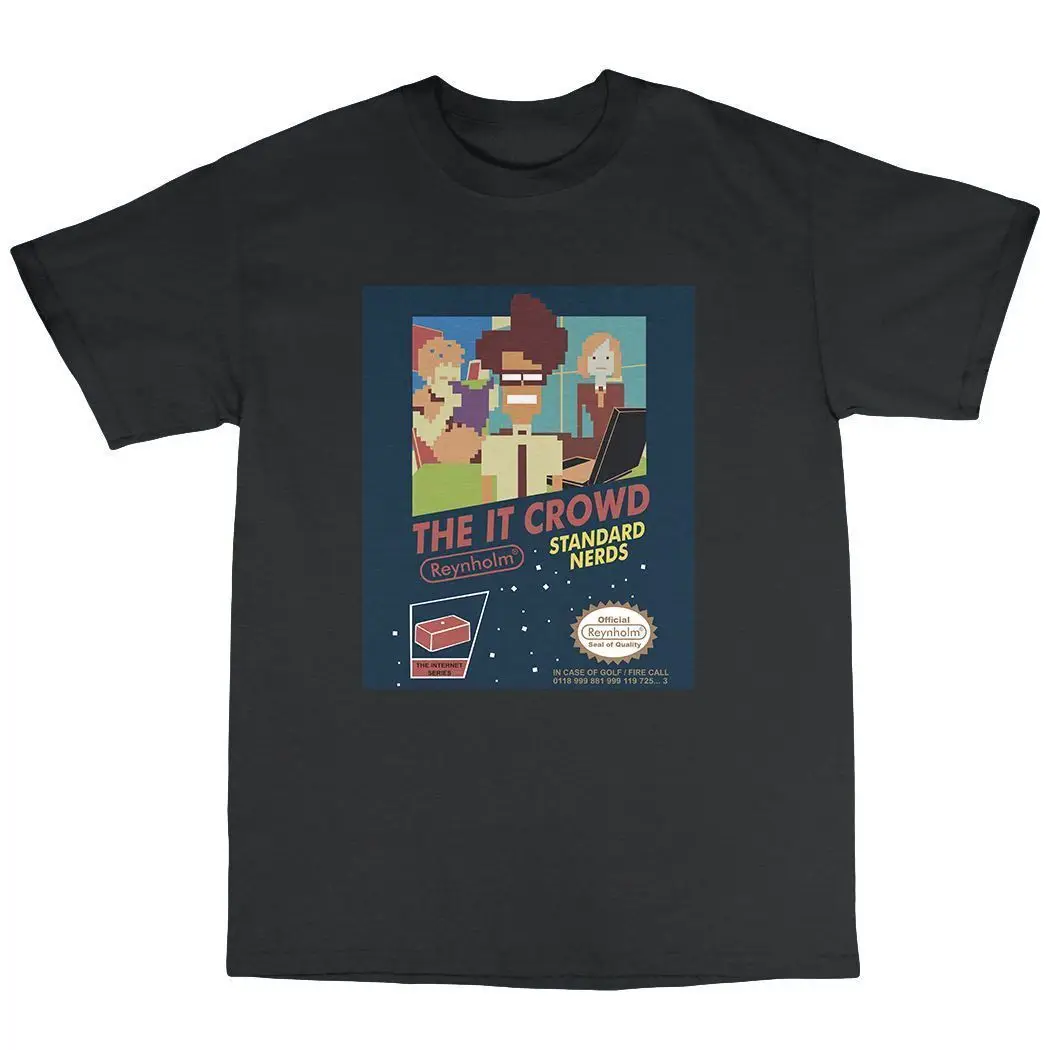 The IT Crowd Inspired T-Shirt 100% Cotton Reynholm Industries Maurice Moss