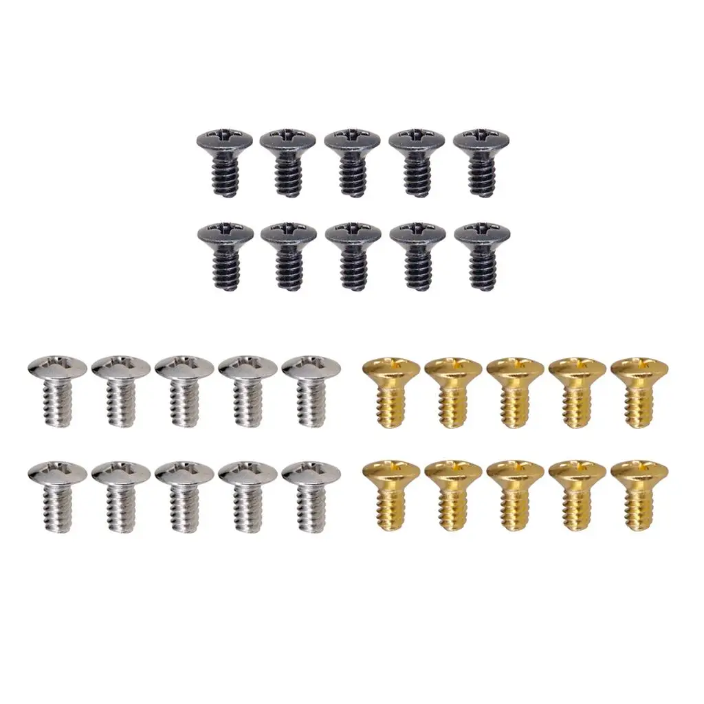 10 個 3 色スイッチ取り付けネジナットギター交換部品用