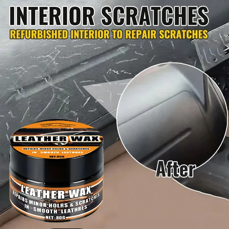 كريم تجديد البلاستيك والداخلي الجديد للسيارة - شمع لوحة القيادة بطبقة نانو، معجون تجديد أسود لامع لترميم Ca