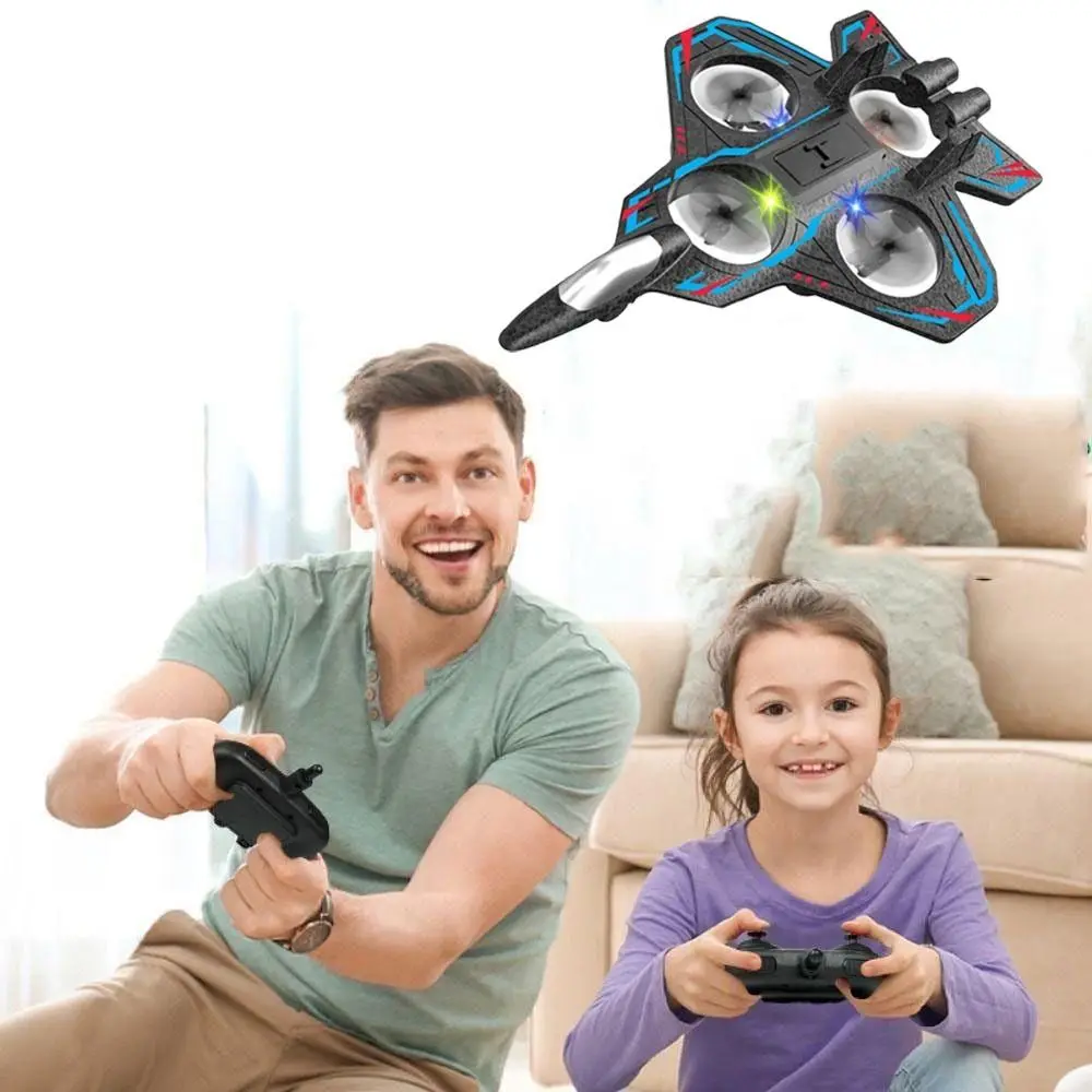 

Пенопласт EPP с дистанционным управлением, пенопластовый истребитель, перезаряжаемый вертолет с четырьмя двигателями, прочный 2,4G трюк, радиоуправляемый реактивный самолет для хобби