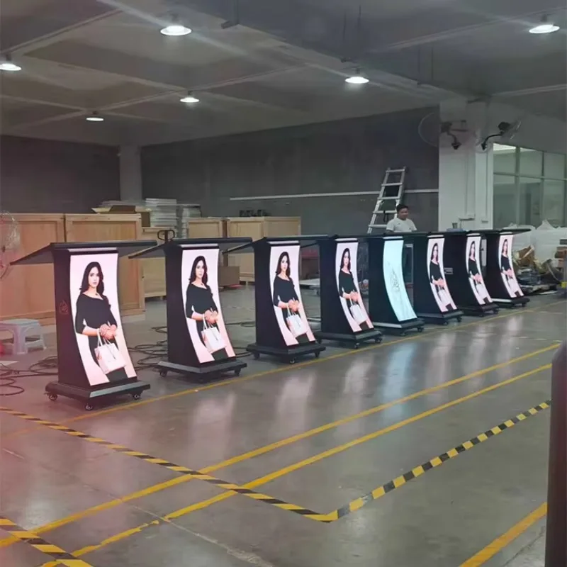 Custom LED Video Wall Metal DJ Booth Table With Logo Display Fashion Podium Furniture for Nightclub Elevator Commercial Stage Us view 2