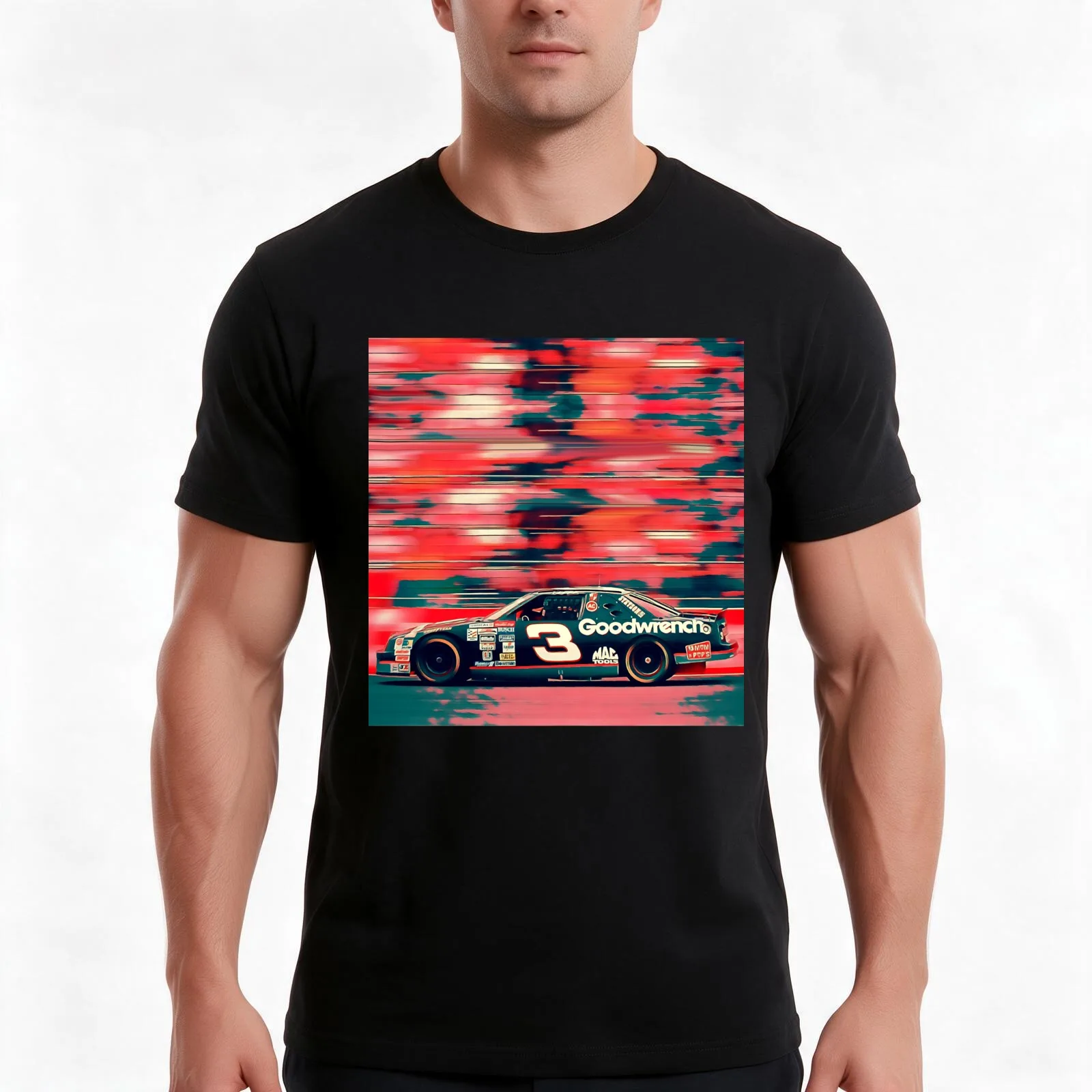 Dale Earnhardt 94 Sunset T-Shirt Summer Casual Cotton Tee Oversized Streetwear Tops Vintage Graphic Print Unisex Men Women