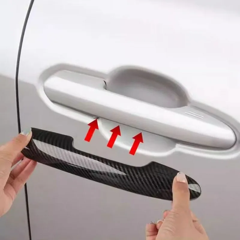 ⭐Genuine⭐ For Toyota RAV4 2020 Door Handle Decorative Shell Cover Trim 4pcs Car Exterior Protection Styling Accessories Black