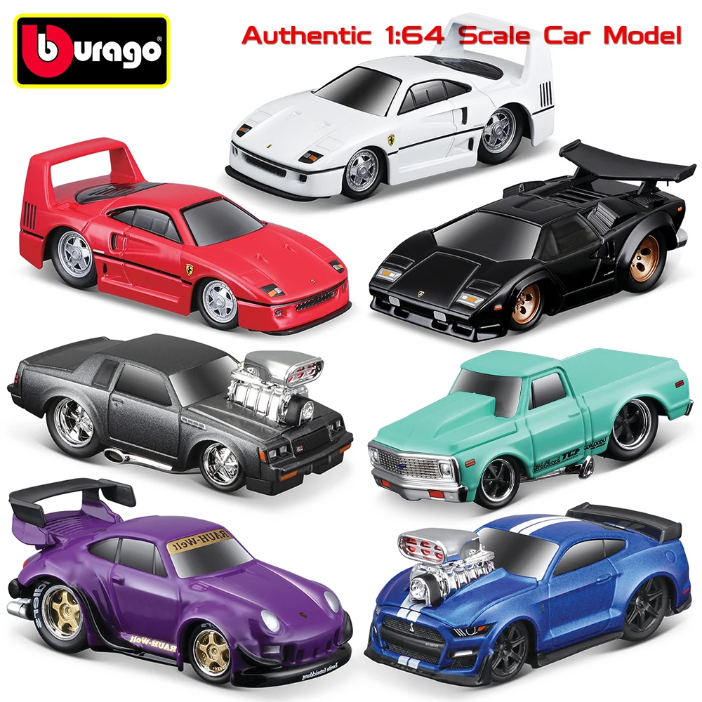 

Bburago 1/64 Diecast Model Car Ferrari Lamborghini Chevrolet Alloy Toy Car Metal Miniatures Vehicle Collection Decoration Gift