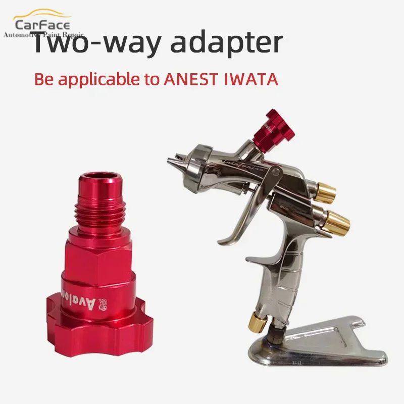 

For Iwata Anest Spray Gun Adapter Car Spray Painting Installation Disposable Gun Pot Accessories