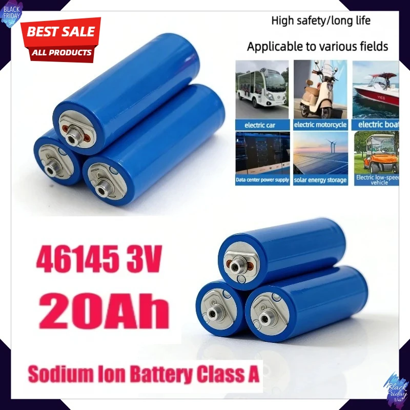 

46145 3V 20Ah low temperature resistant sodium ion rechargeable battery suitable for 12V 24V DIY solar energy storage
