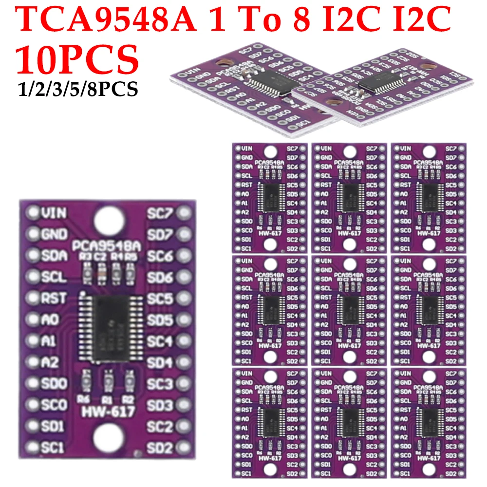 1-10PCS CJMCU-9548 TCA9548A 1-to-8 I2C Multiplexer Breakout Board 8 Channel Expansion Board IIC Breakout Board For Arduino