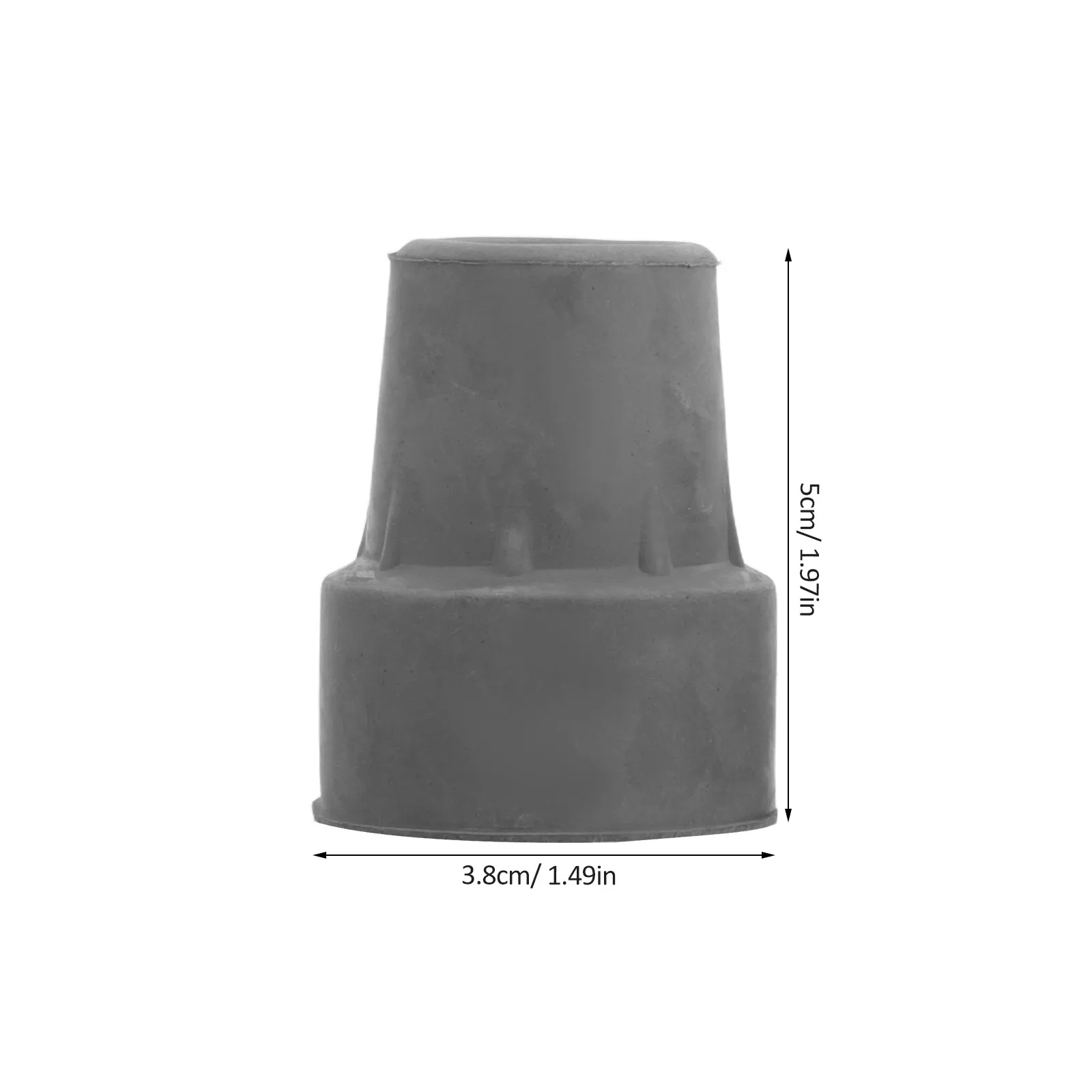 6Pcs Heavy Duty Rubber Crutch Tips 19Mm Hole for Walking Sticks Canes Crutches Anti-Slip Non-Skid Crutch Feet Caps Cane Cover