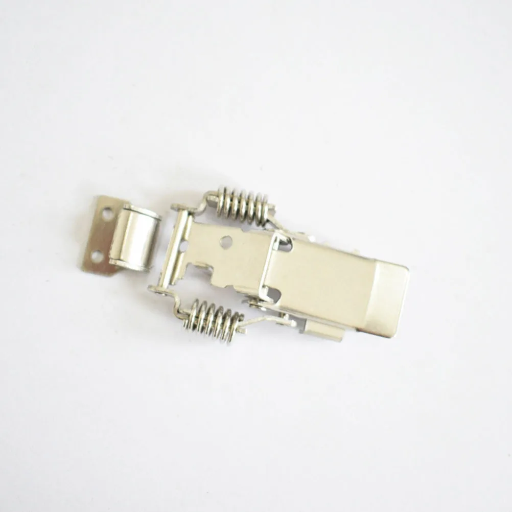 

1Pcs Stainless Steel Duckbill Buckle Metal Lock Catch Spring Box Buckle Durable Easy Install for Electrical Cabinet Hardware