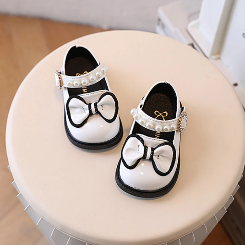 Zapatos Niña Children Leather Shoes Spring Soft Soled Baby Walking Shoes Fashion Princess Shoe Mary Jane Shoe Kids Shoes Lolita