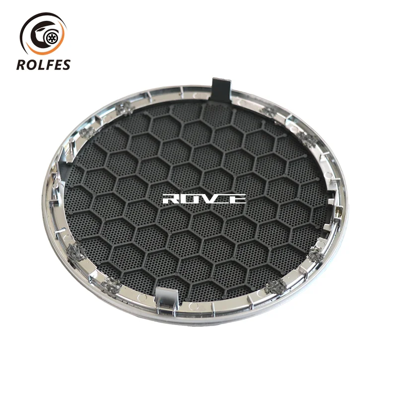 ROLFES New Car Audio Speaker Cover Trim Decorative Circle Mesh CU658SI For Land Rover Range Rover Evoque Car Styling Accessories