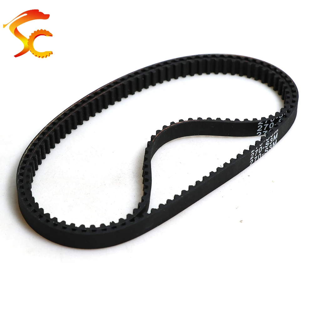 ONEFIRE closed loop rubber timing belt S3M-270/273/276/282/285mm Width 6/10/15mm Pitch 3mm