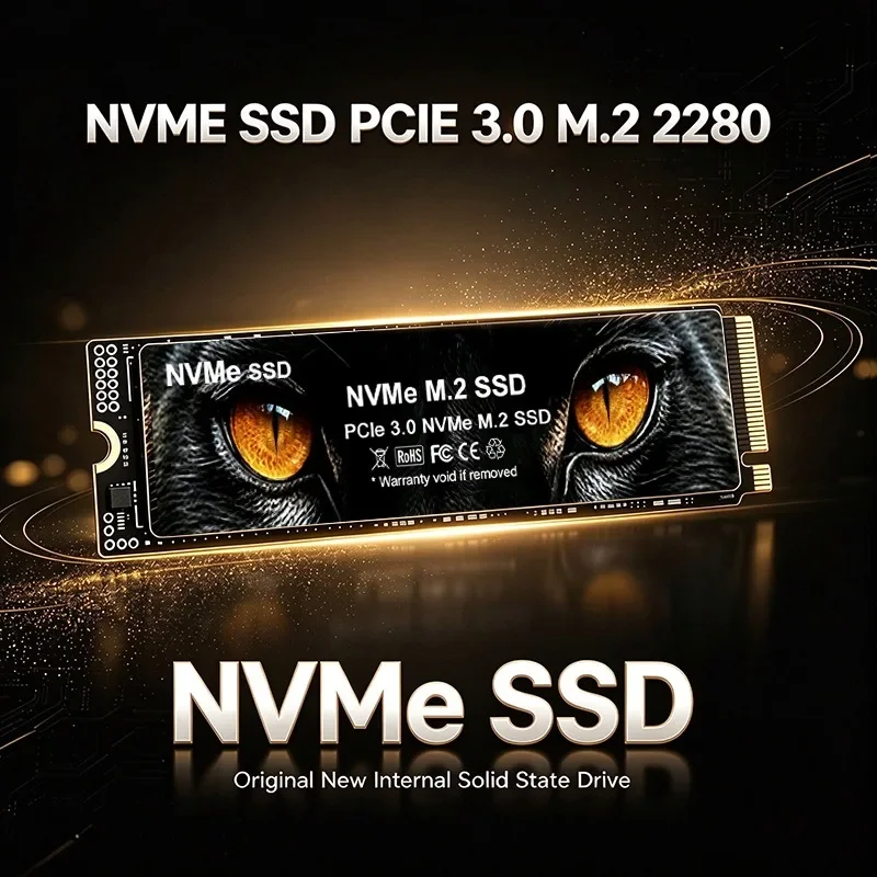 M.2 NVMe SSD PCIe 3.0 Internal Solid State Drive, 500GB 1TB 2TB 4TB M2 SSD Hard Disk for Laptop Desktop PC Fast Gaming SSD.