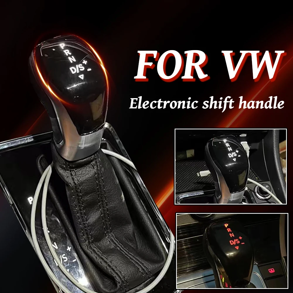 

LED light DSG AT Synchronize electronic display Gear Shift Knob Shift Lever Handball for passat B7 B8 Golf 6 /7 Tiguan MK2