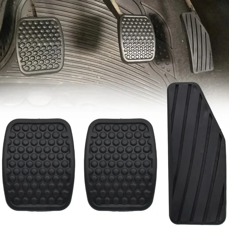 3pcs Car Foot Pedals, Brake and Accelerator Pedal Pads, Anti-slip and Durable, Universal for Various Vehicle Models