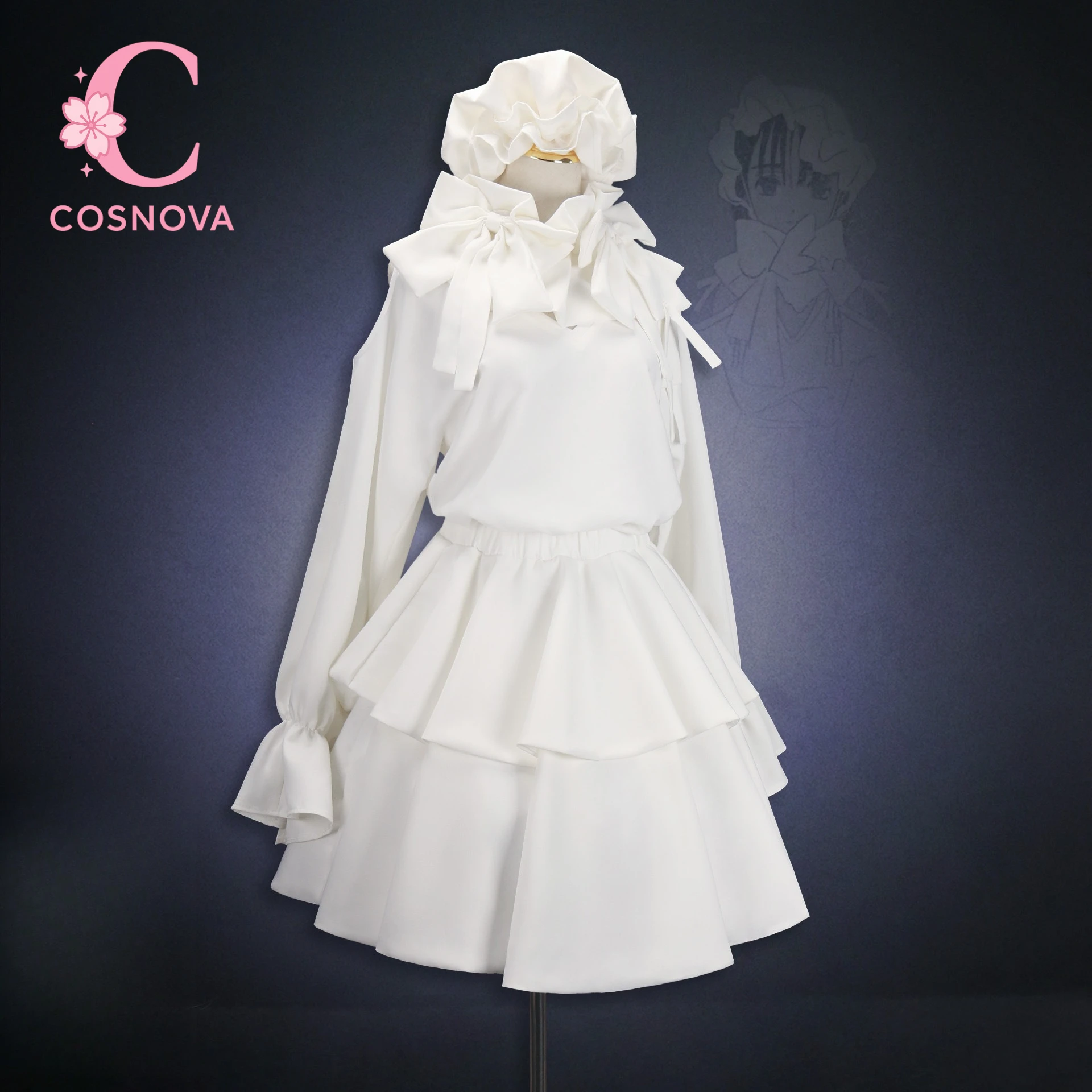 

SUA Чужой Косплей Костюм Женское Белое Платье Специальный Сексуальный Наряд Сценическое Представление Аниме Стиль Хэллоуин Вечеринка Kawaii Trend