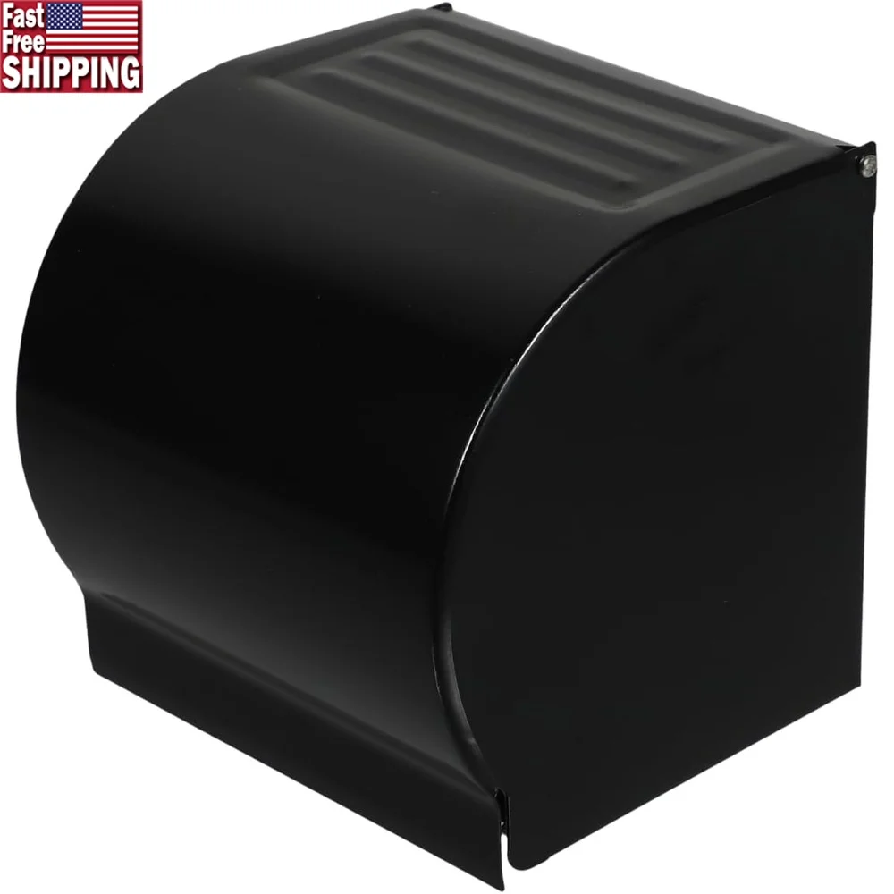 

Настенный держатель для салфеток Коробка для салфеток из нержавеющей стали Простая установка Хранение в ванной комнате Водонепроницаемая пылезащитная глянцевая отделка