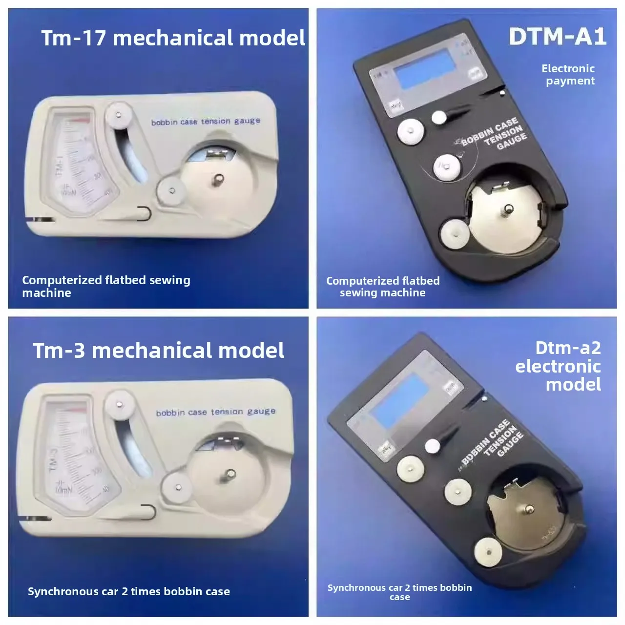 High Quality  TOWA TM-1/TM-3/DTM-A1/DTM-A2  Bottom Line Tensiometer  Embroidery Machine Parts Mechanical /Electronic Type