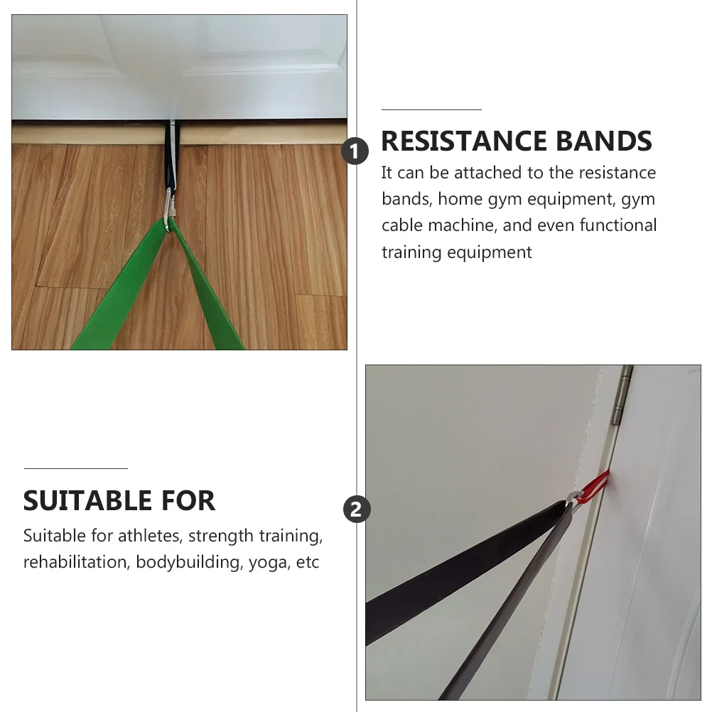 

5pcs Door Anchor For Resistance Bands Durable Door Clasp Home Gym Workout Bands Multipurpose Exercise Pulling Rope Buckle