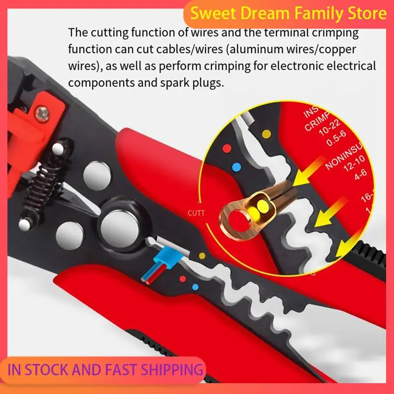 SDFC-Cable Stripper,Automatic Crimping Cutter For Professional Electrician Wire Tool Work