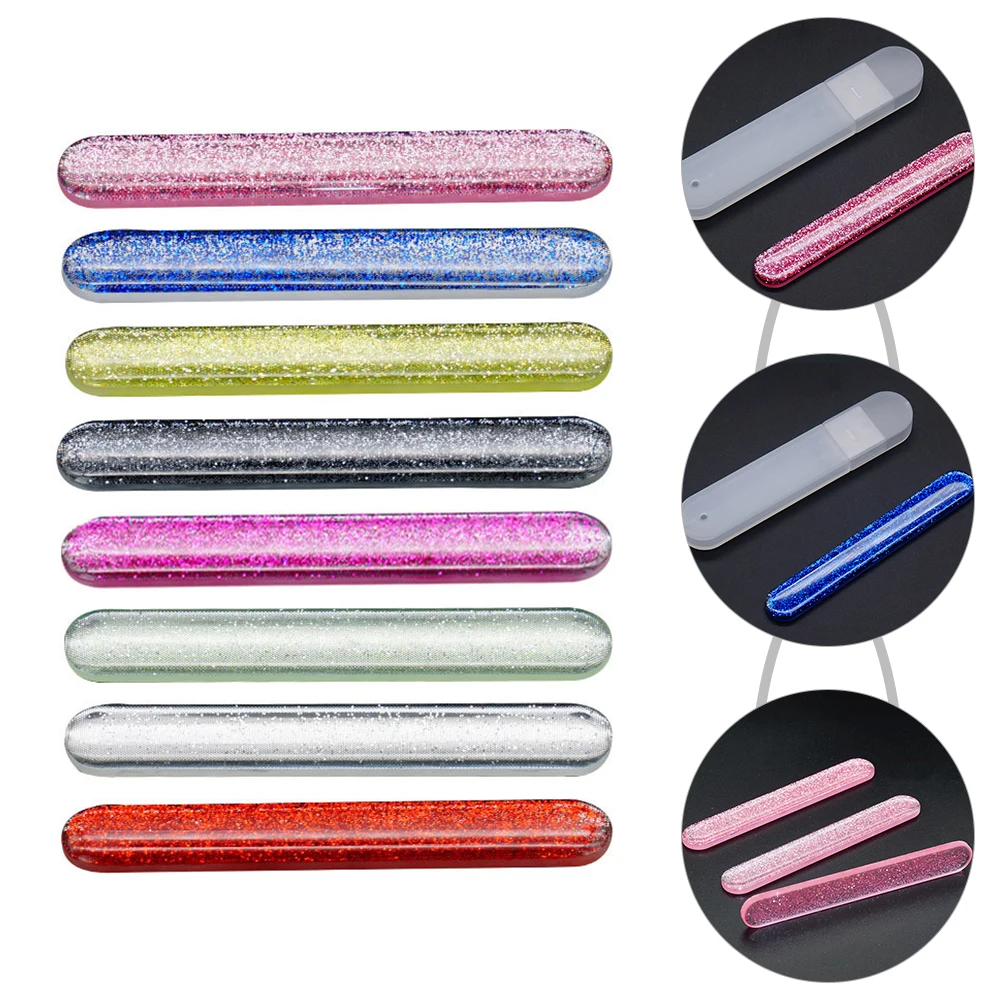 

8pcs Glass Nail Files Polishing Tools H held Manicure Care Fingernail Art S Buffers Nail Treatment Extension Nano Files