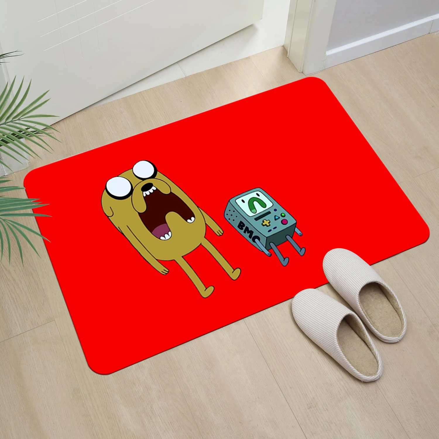 A-Adventure Time Rug Noise Mat Room Mat Custom Bedroom Carpet Kitchen Door Mat Entrance Door Can Be Custom Family Carpet