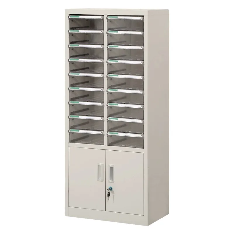 A4 File Cabinet Drawer Office Iron File Storage Multi-layer Storage Cabinet Efficiency Sample Cabinet Steel