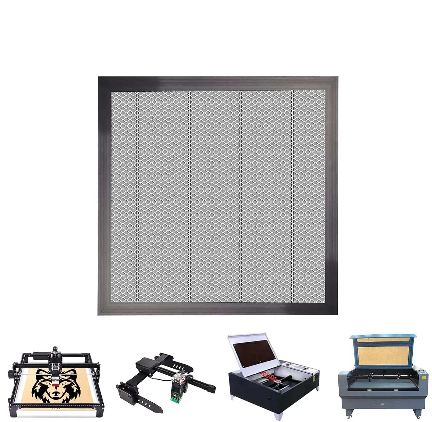 400 مللي متر 15 بوصة القطع بالليزر العسل طاولة العمل مجلس الصلب لوحة منصة ل ديود الليزر حفارة آلة القطع 15" #1