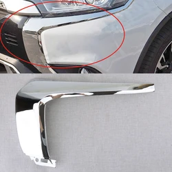 Car Front Left Center Chrome Bumper Cover Molding Trim Fit for Mitsubishi Outlander 2019 2018 2017 2016 6407A145