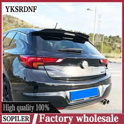 For Opel Astra K Hatchback 2015-2021 Rear Trunk Roof Spoiler Cap Rear Roof Lip Spoiler Wing ABS Car Tail Wing Spoiler Tuning