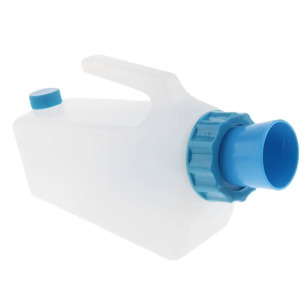 1000ml wieder verwendbares männliches Bett pinkeln Urinal flasche Nacht Drainage behälter Set