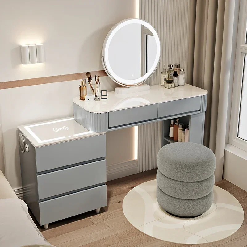 

Makeup Table Modern Furniture Luxury Home Dressing Bedroom Set Rooms Organizer Bedside Dresser Room Woman Hotel Salon Nordic