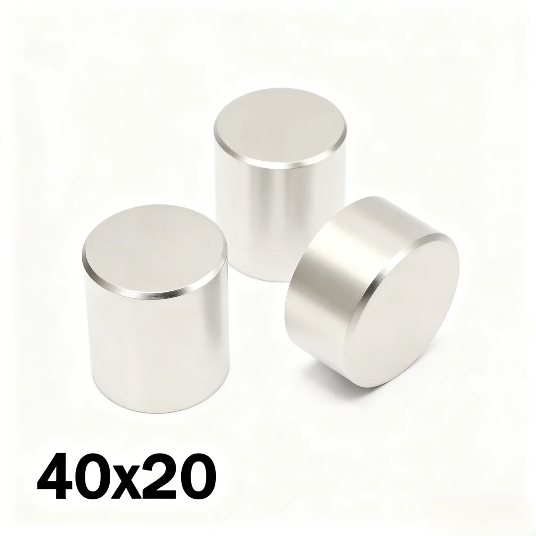 40X20MM Super Strong Magnet N35 Round Magnetic NdFeB Neodymium Magnet Powerful Disc imanes Refrigerator Magnets