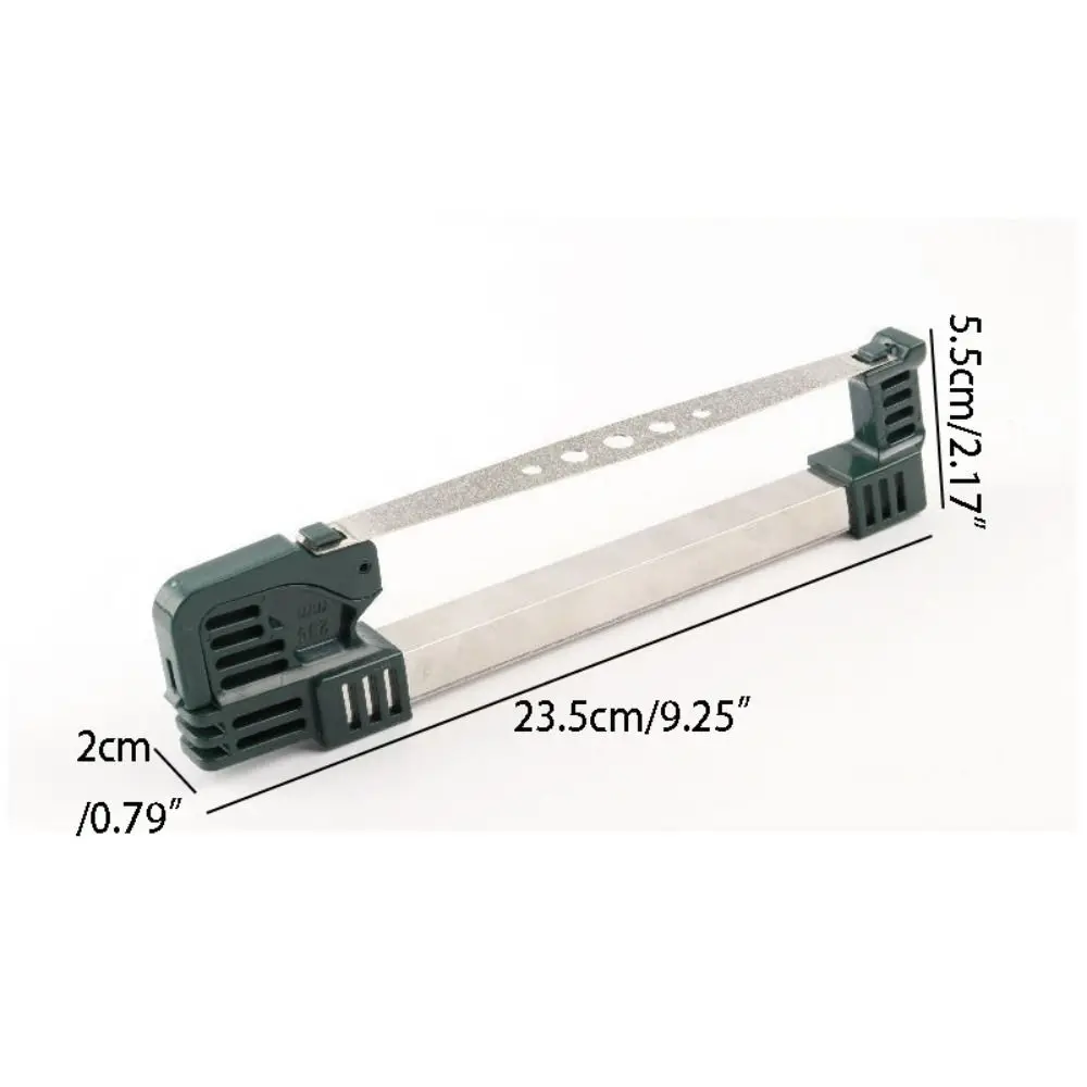 1 Set Effort-saving Knives Sharpener Easy to Disassemble Rust-proof Kitchen Sharpening Stone Double-sided