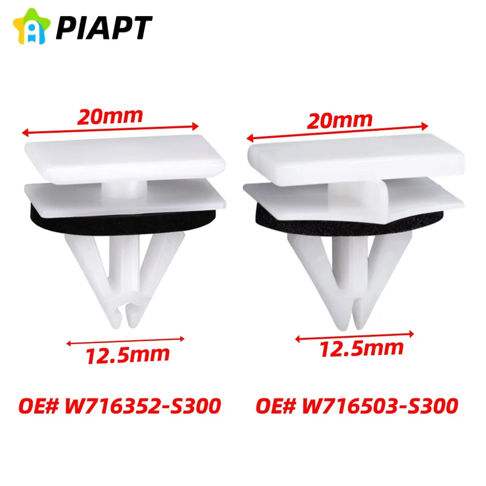 20PCS OE #   W716352-S300 W716503-S300 Clipe de Retenção do Friso Lateral PARA Ford Edge Escape Expedition F-150 Fiesta Mustang Lincoln