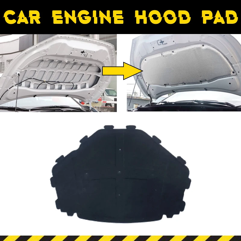 

Car Engine Hood Pad For BMW X5 E70 X6 E71 xDrive30i 2007-2014 2008 2009 2010 Heat Insulation Cotton Soundproof Sound Accessories