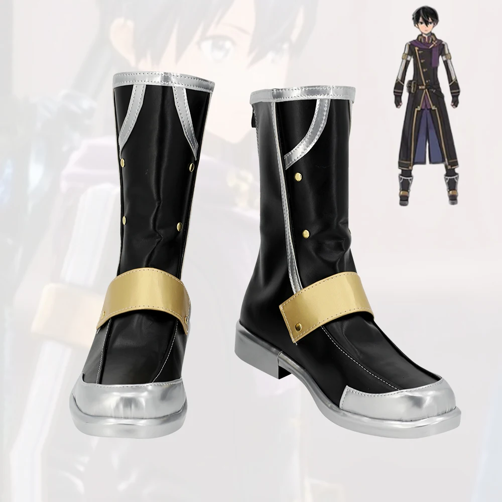 

Kirigaya Kazuto Shoes Sword Art Online Cosplay Boots Kirito