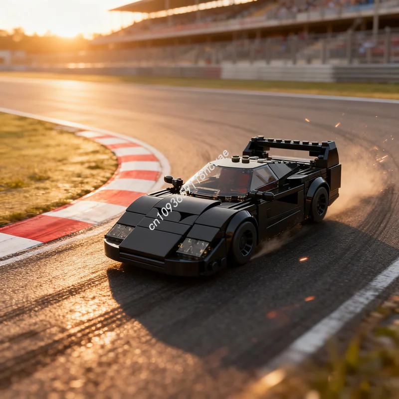 322pcs MOC Ferrariesd Blackout City Champions Model Building Blocks Architecture DIY Christmas Gifts Idea Toys Kids Birthday