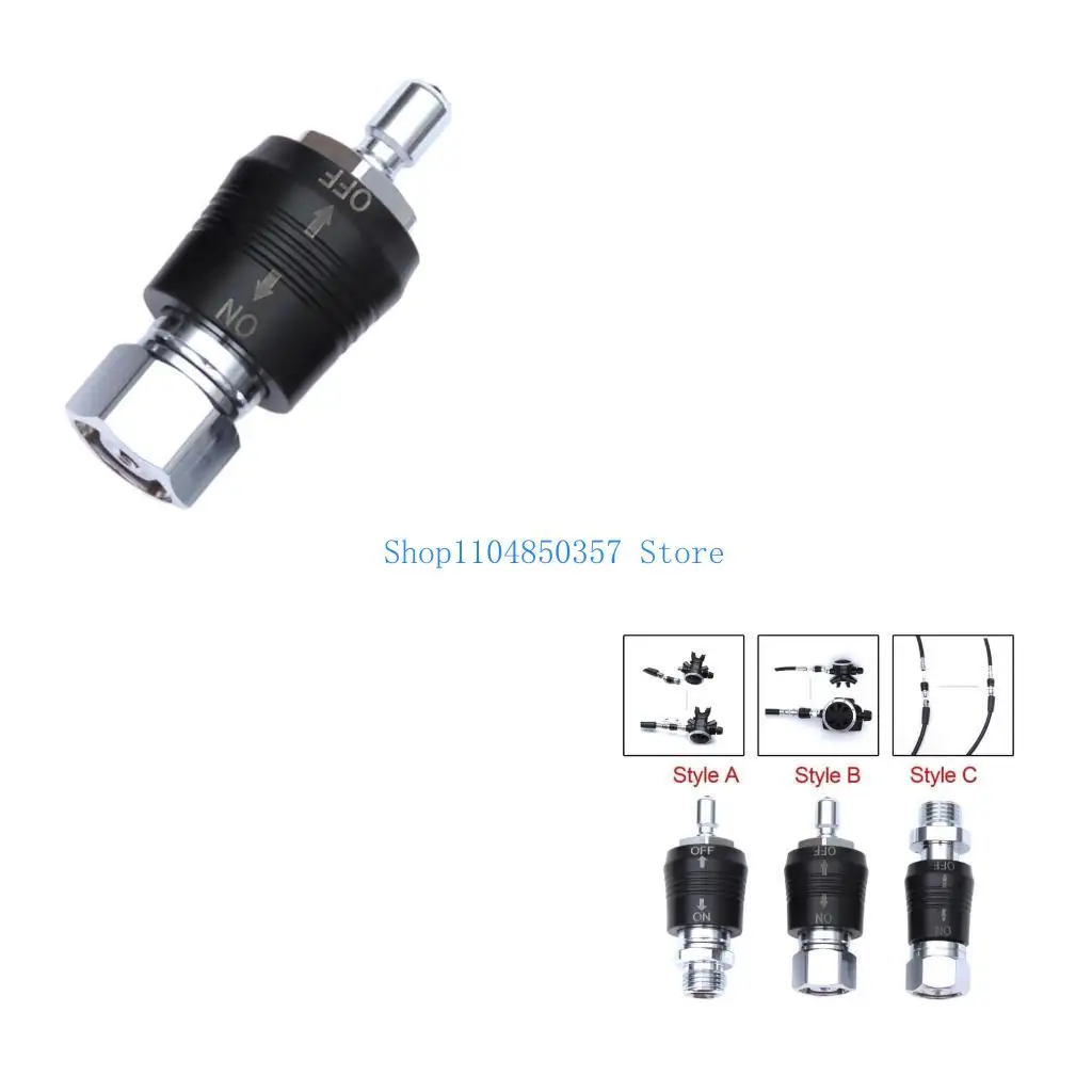 5asd Quick Interfaces Push Valves Connector 9/16 Thread Connector With Switches