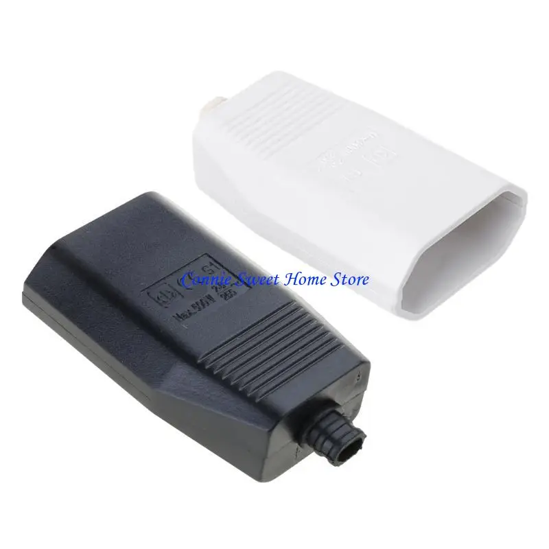LXAF European Standard Female Hole Socket Two-pole Power Extension Cord Plug Outlet