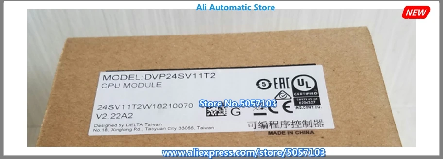 DVP24SV11T2 230K Program Area Point Host 10DI 12DO NPN 24VDC 0.5A New